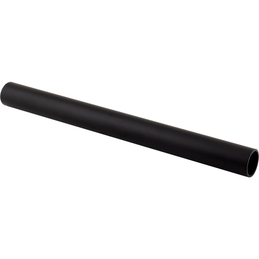 HARDWARE RESOURCES 111612MB-48 48 Matte Black 1-1/16"x12' Round Steel Closet Rods - Matte Black