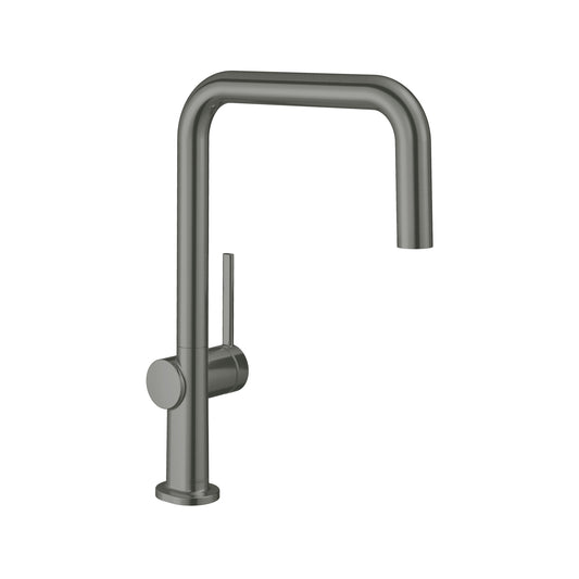 HANSGROHE 72806341 Talis N Kitchen Faucet, U-Style, 1-Spray, 1.75 GPM in Brushed Black Chrome