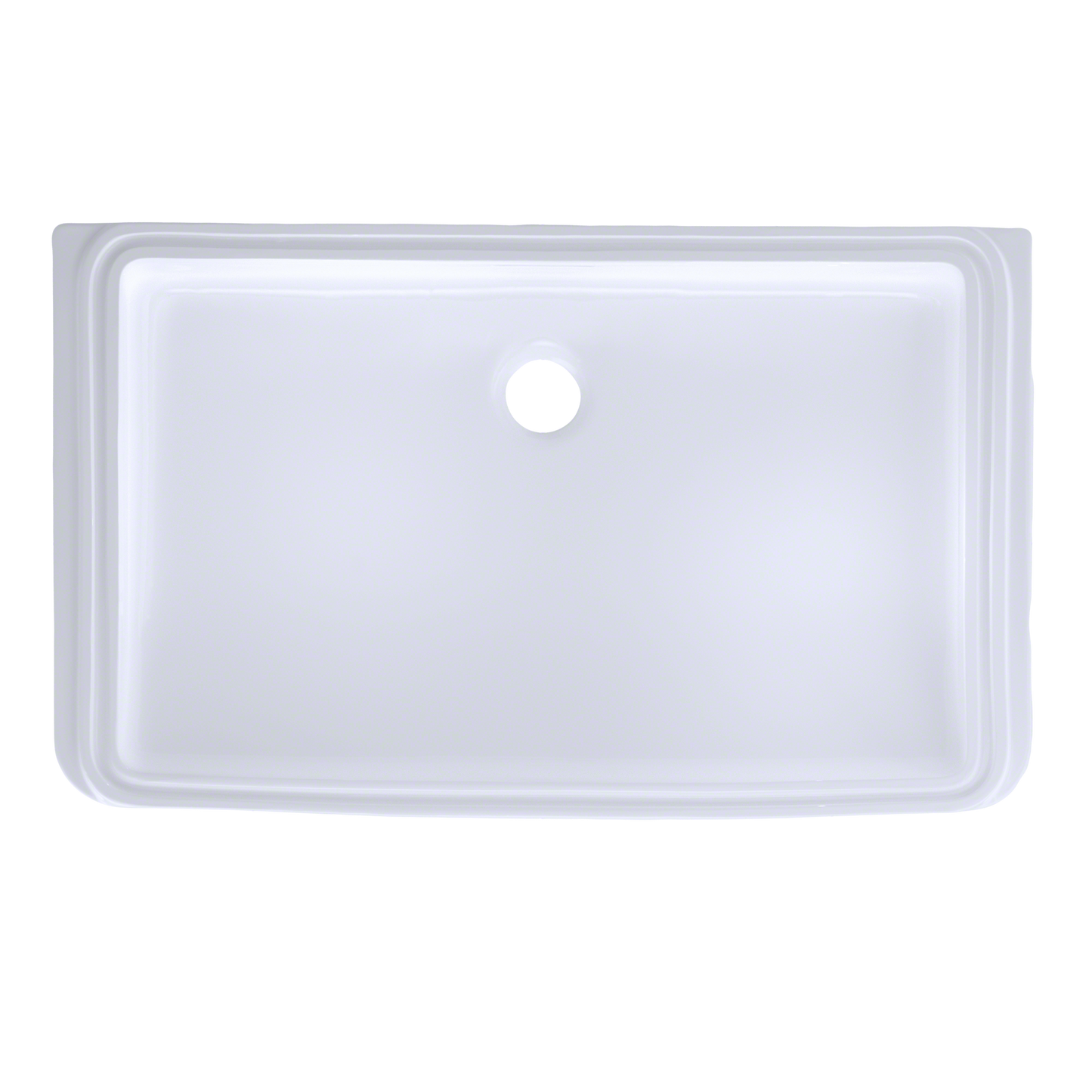 TOTO LT191G#01 Rectangular Undermount Bathroom Sink with CEFIONTECT , Cotton White