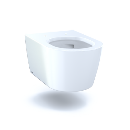 TOTO CT447CFG#01 Rp Wall-Hung Contemporary D-Shape Dual Flush 1.28 And 0.9 Gpf Toilet With Cefiontect - Cotton White