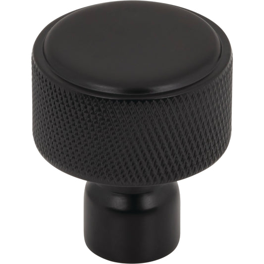 TOP KNOBS TK3260BLK Garrison 1 1/8" Length Round Knob - Flat Black