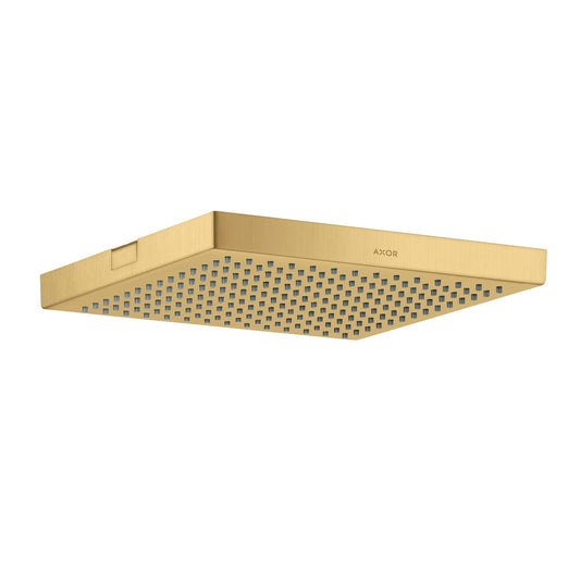 AXOR 10926251 ShowerSolutions Showerhead 240 1-Jet, 2.5 GPM - Brushed Gold Optic