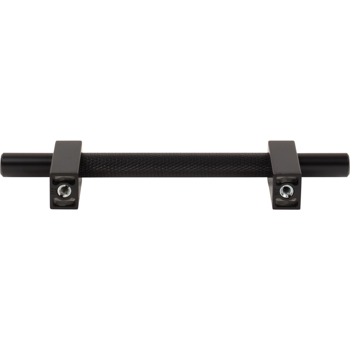 JEFFREY ALEXANDER 598-96MB Larkin Knurled Center 96 mm Center-to-Center Bar Pull - Matte Black