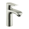 HANSGROHE 31080821 Metris Single-Hole Faucet 110 with Pop-Up Drain, 1.2 GPM - Brushed Nickel