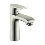 HANSGROHE 31123821 Metris Single-Hole Faucet 110 with Pop-Up Drain, 0.5 GPM - Brushed Nickel
