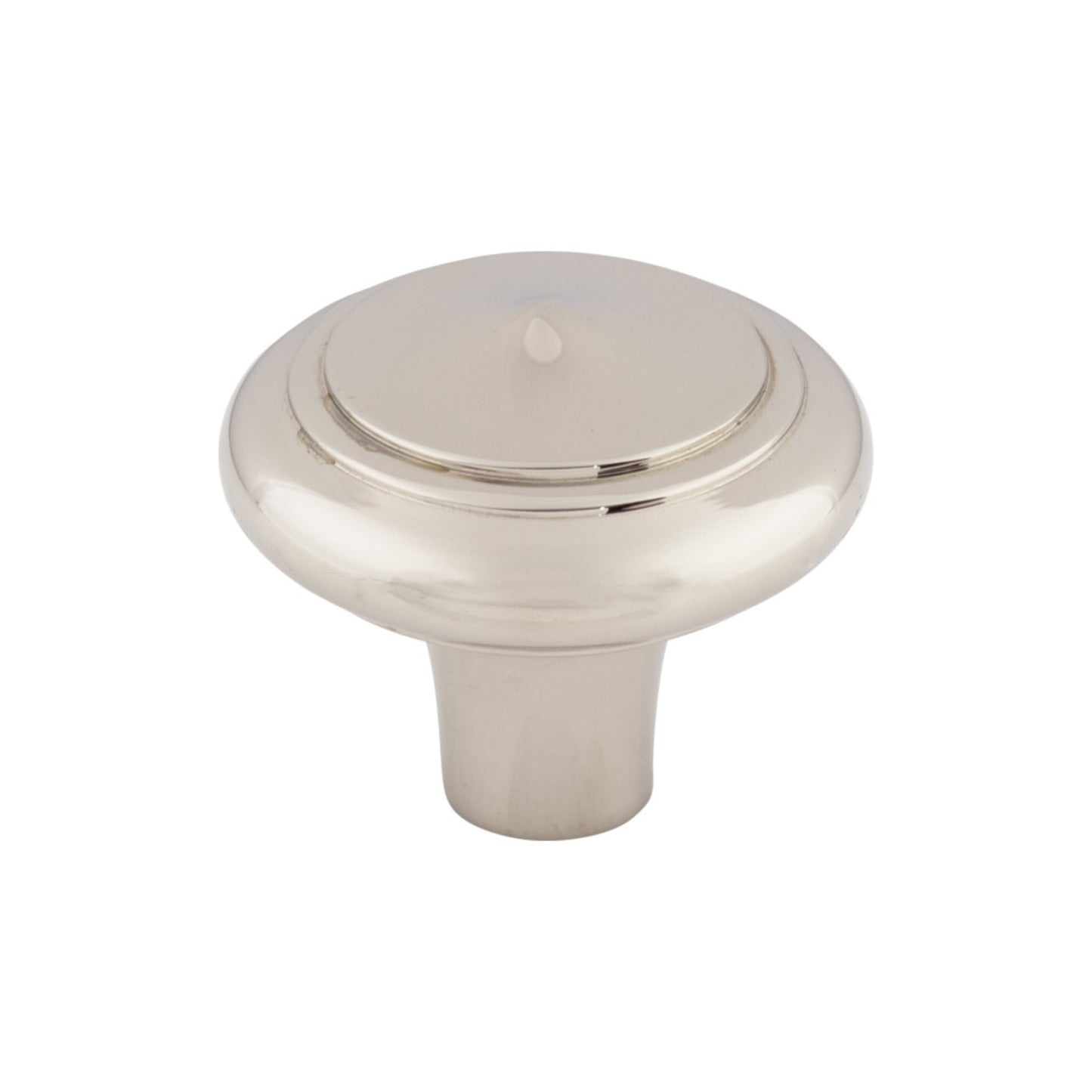 TOP KNOBS M2046 Aspen II Peak 1 5/8" Diameter Round Knob - Polished Nickel