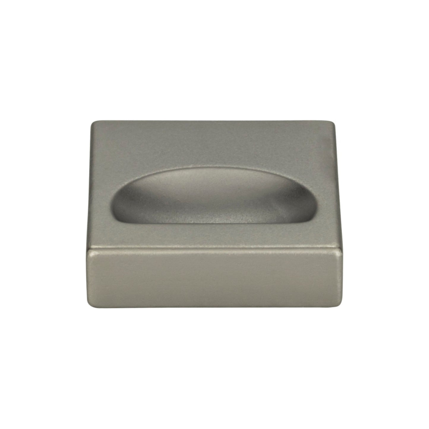 ATLAS A833-SL Thin Square 1 1/4" Length Square Knob - Slate