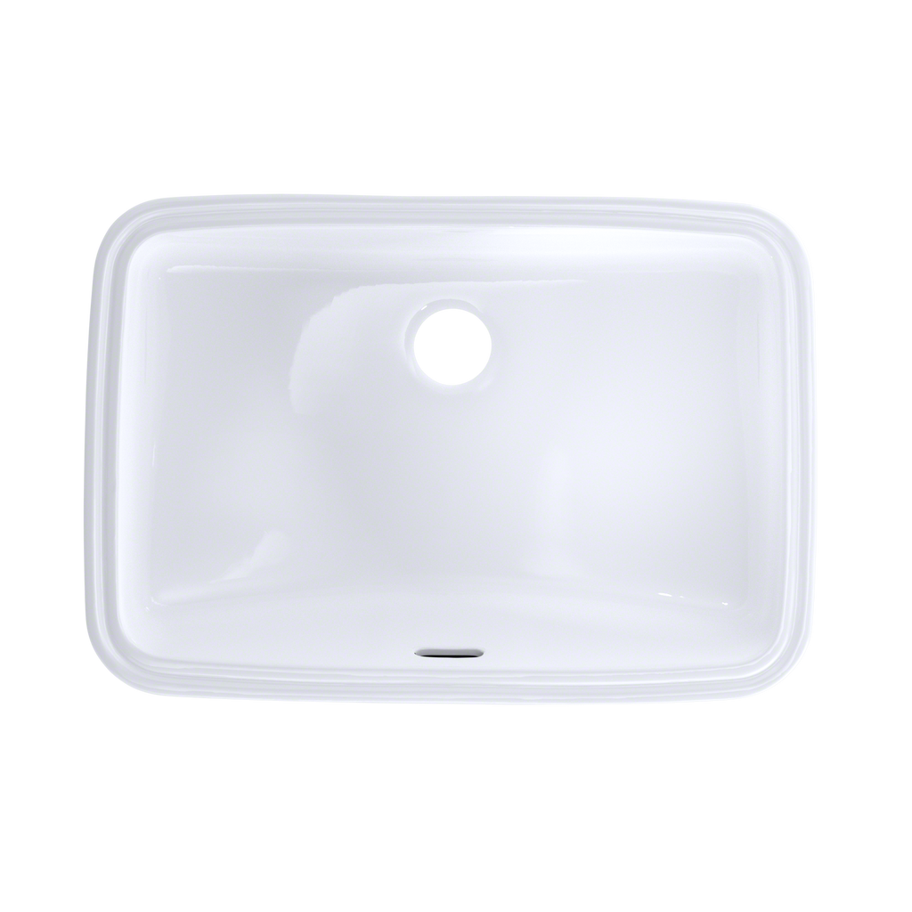 TOTO LT542G#01 19" X 12-3/8" Rectangular Undermount Bathroom Sink With Cefiontect - Cotton White