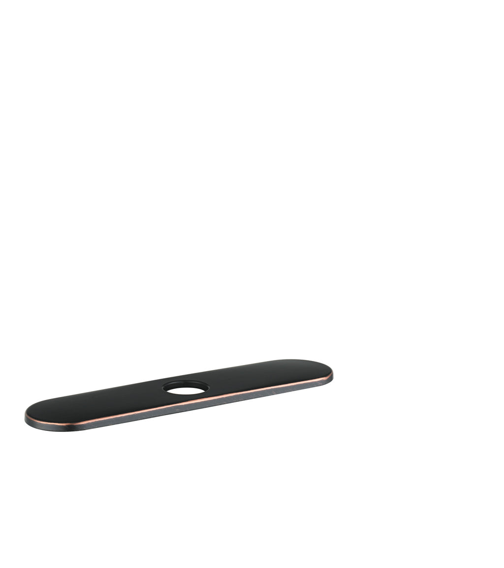 HANSGROHE 14019921  Base Plate for Single-Hole Kitchen Faucets, 10" - Rubbed Bronze