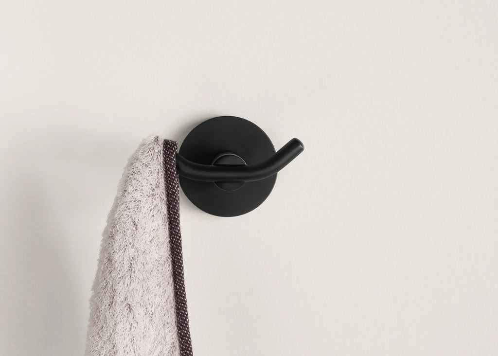 MOEN Y5703BL Arlys  Double Robe Hook In Matte Black