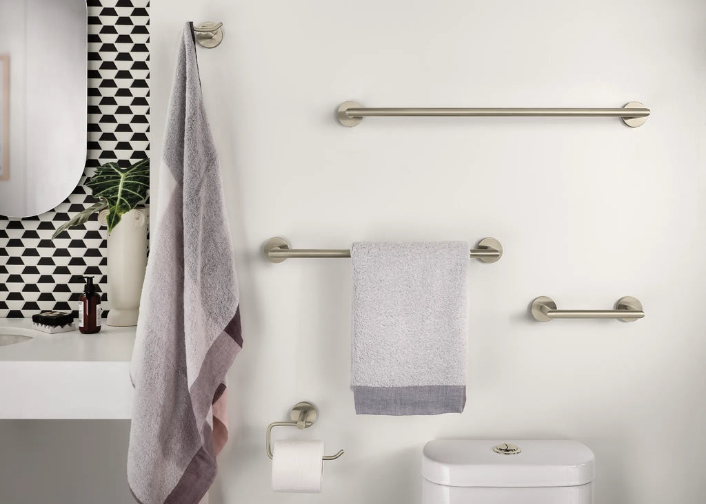 MOEN Y5703BN Arlys  Double Robe Hook In Brushed Nickel