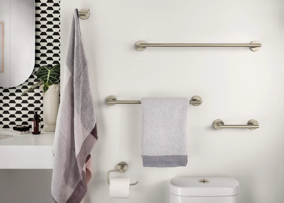 MOEN Y5703BN Arlys  Double Robe Hook In Brushed Nickel