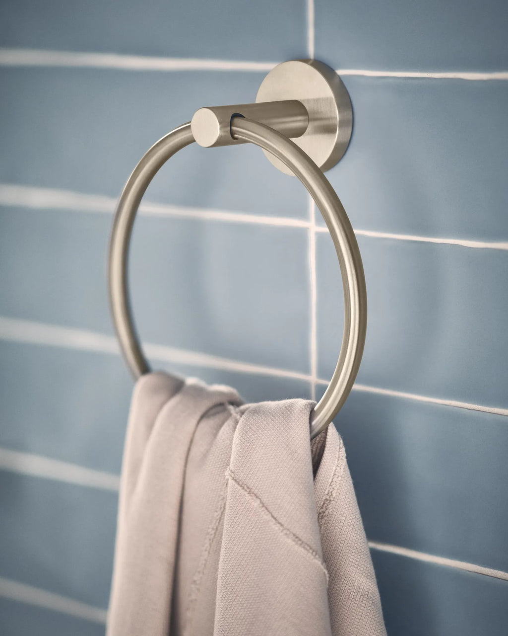 MOEN Y5785BN Arlys  Towel Ring In Brushed Nickel