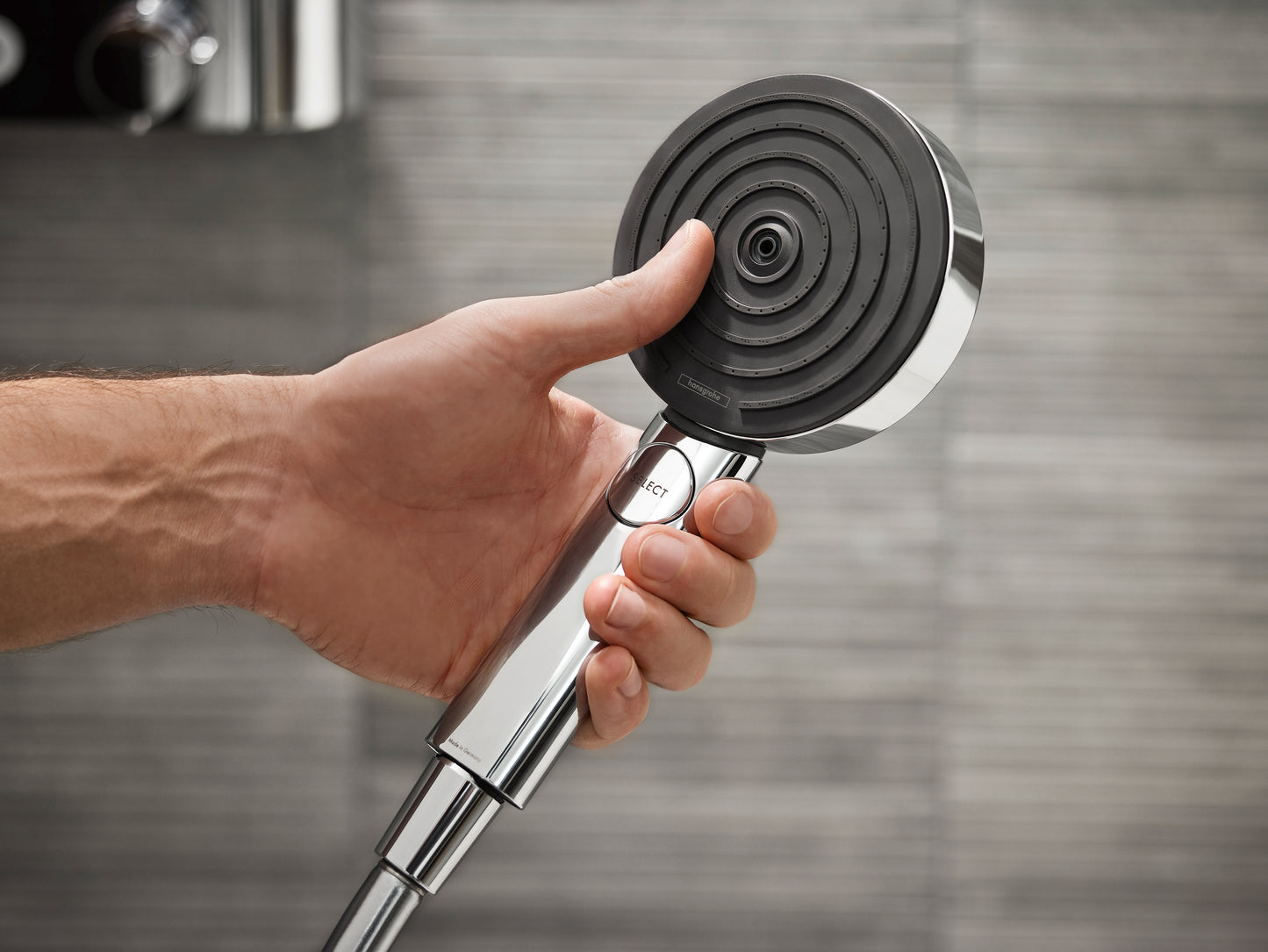 HANSGROHE 04917000 Chrome Pulsify S Modern Handshower Set 2.5 GPM