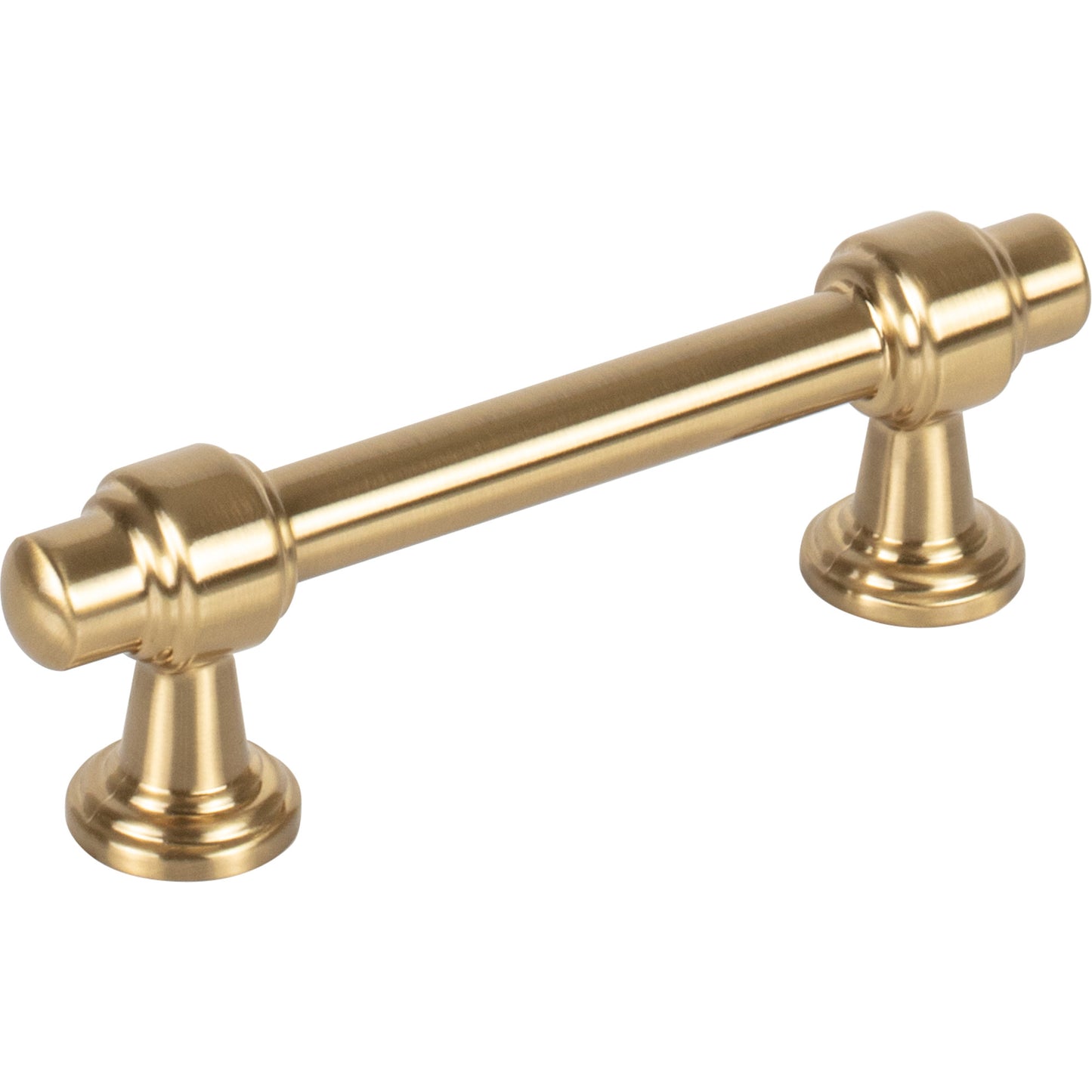 ATLAS 314-WB Bronte 3" Center to Center Bar Pull - Warm Brass