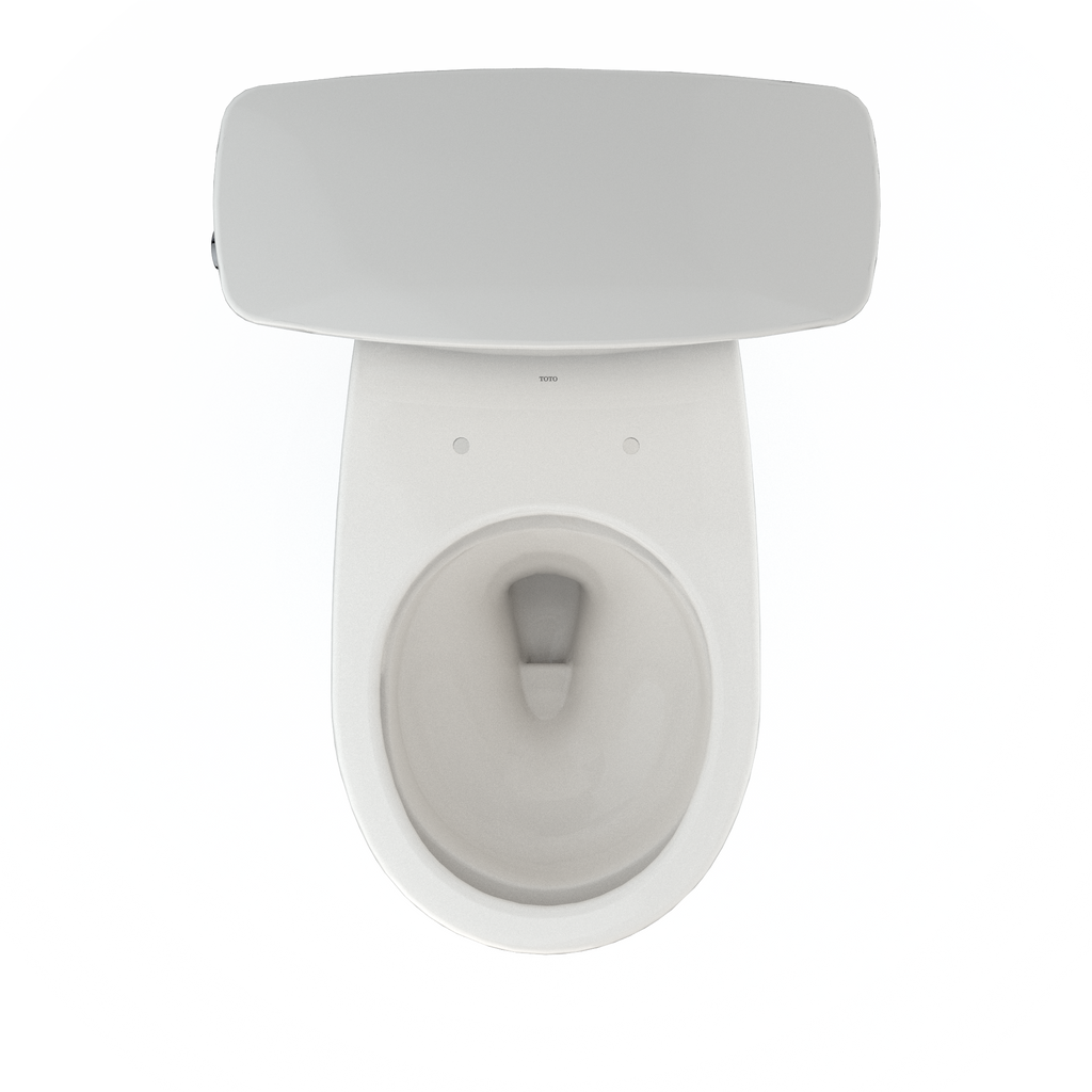 TOTO CST785CEFG#11 Drake Transitional Two-Piece Round 1.28 Gpf Universal Height Tornado Flush Toilet With Cefiontect - Colonial White
