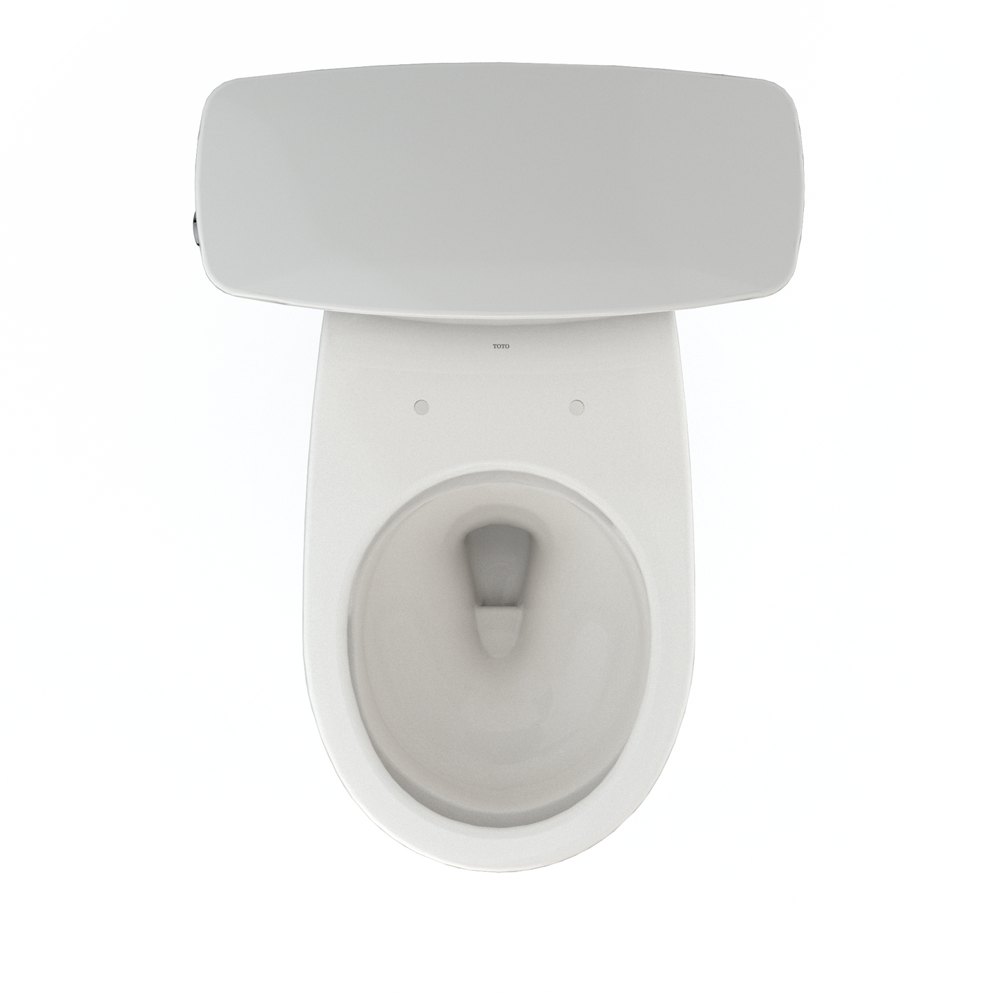 TOTO CST785CEFG#11 Drake Transitional Two-Piece Round 1.28 Gpf Universal Height Tornado Flush Toilet With Cefiontect - Colonial White