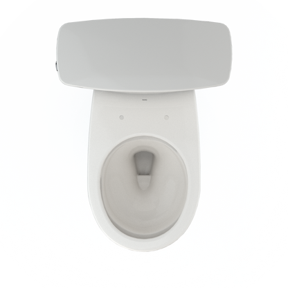 TOTO CST785CEFG#11 Drake Transitional Two-Piece Round 1.28 Gpf Universal Height Tornado Flush Toilet With Cefiontect - Colonial White