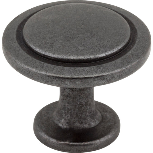 ELEMENTS 3960-DACM Gatsby 1-1/4" Diameter Mushroom Knob - Gun Metal