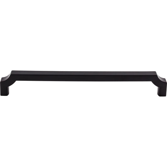 TOP KNOBS TK3028BLK Davenport 18" Center to Center Appliance Pull , Flat Black