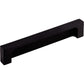 TOP KNOBS TK276BLK Modern Metro 5" Center to Center Finger Pull - Flat Black