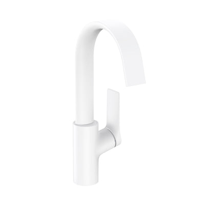 HANSGROHE 75030701 Vivenis Single-hole Faucet 210 with Swivel Spout and Pop-Up Drain, 1.2 GPM - Matte White