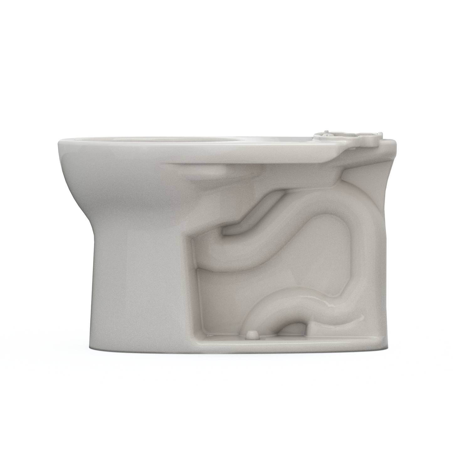 TOTO C775CEFG#12 Drake Round Tornado Flush Toilet Bowl With Cefiontect - Sedona Beige