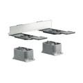 AXOR 42870820 Universal SoftSquare Adapter Set - Brushed Nickel