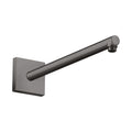 AXOR 26436341 ShowerSolutions Showerarm Square, 15" - Brushed Black Chrome