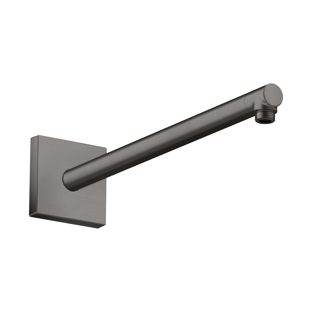 AXOR 26436341 ShowerSolutions Showerarm Square, 15" - Brushed Black Chrome