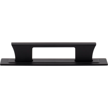 ATLAS A6002-BL Zander 3 3/4" Center to Center Bar Pull - Matte Black