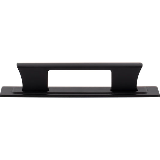 ATLAS A6002-BL Zander 3 3/4" Center to Center Bar Pull - Matte Black