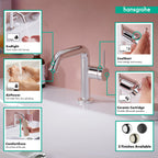 HANSGROHE 73321001 Tecturis S Single-Hole Fine 110, 1.2 GPM - Chrome