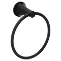MOEN YB2686BL PYRITE TOWEL RING, BL - Matte Black