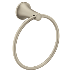 MOEN YB2686BN PYRITE TOWEL RING, BN - Brushed Nickel