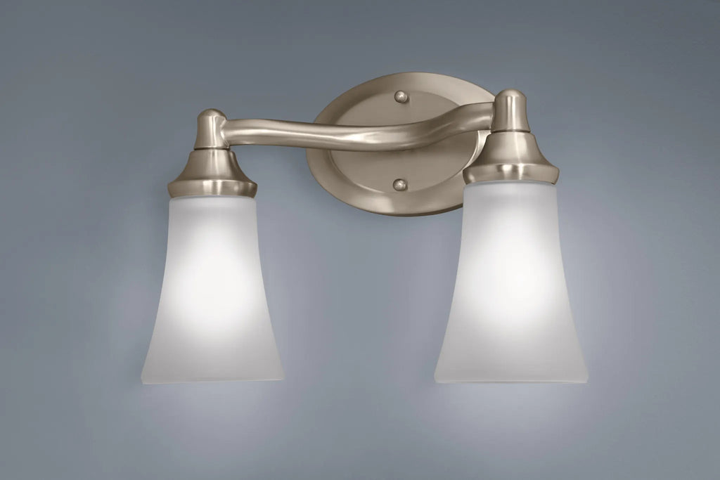 MOEN YB2862CH Eva  Two Globe Bath Light In Chrome