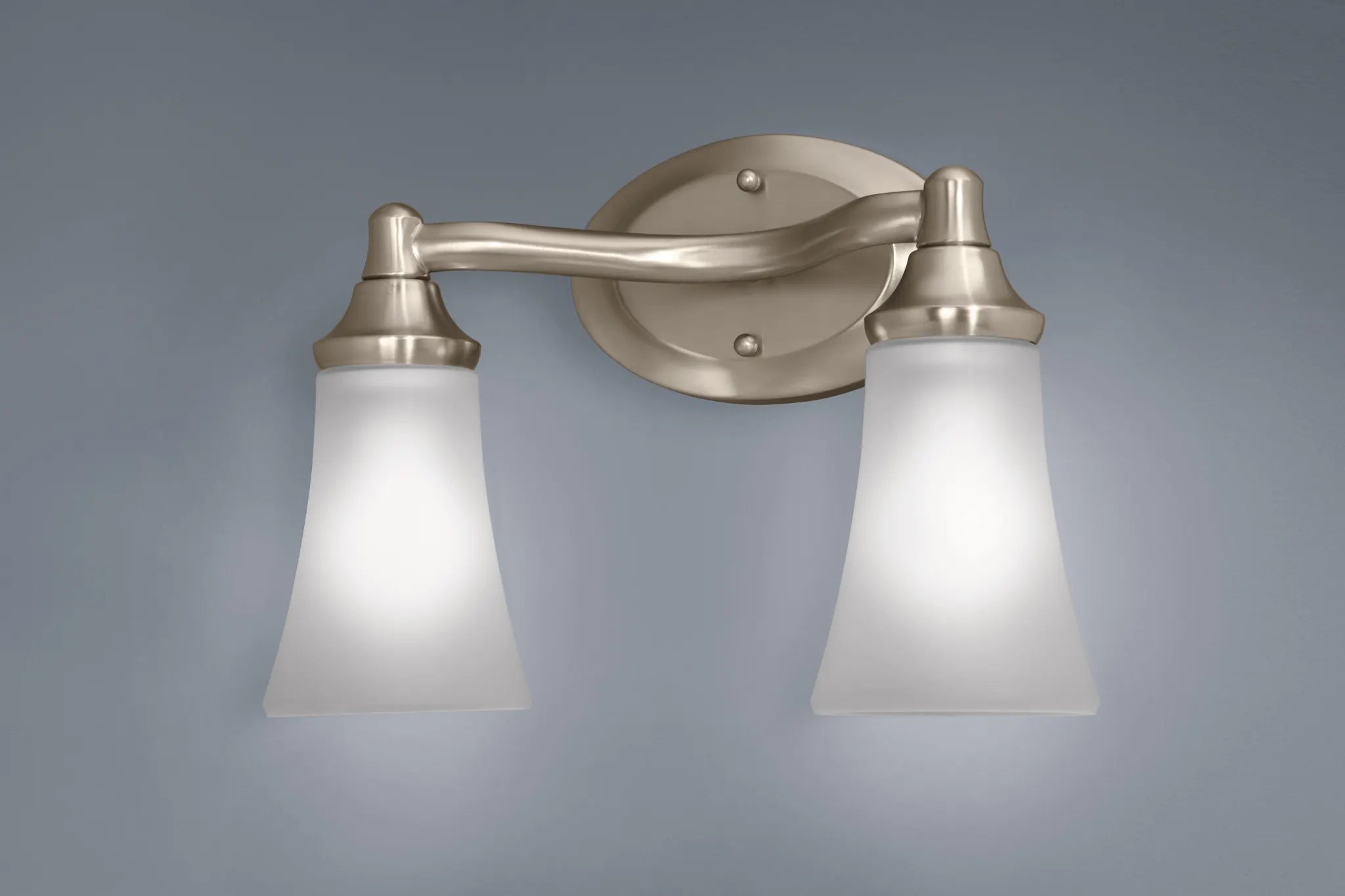 MOEN YB2862CH Eva  Two Globe Bath Light In Chrome