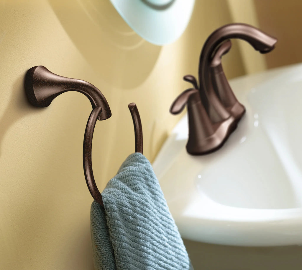 MOEN YB2886CH Eva  Towel Ring In Chrome