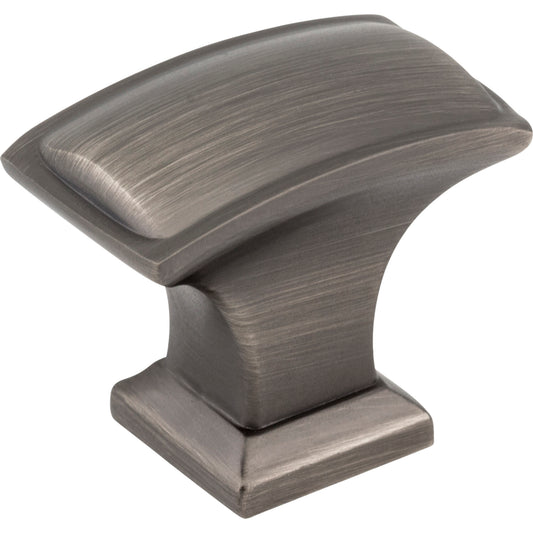 JEFFREY ALEXANDER 435L-BNBDL Annadale 1-1/2" Length Rectangle Knob - Brushed Pewter