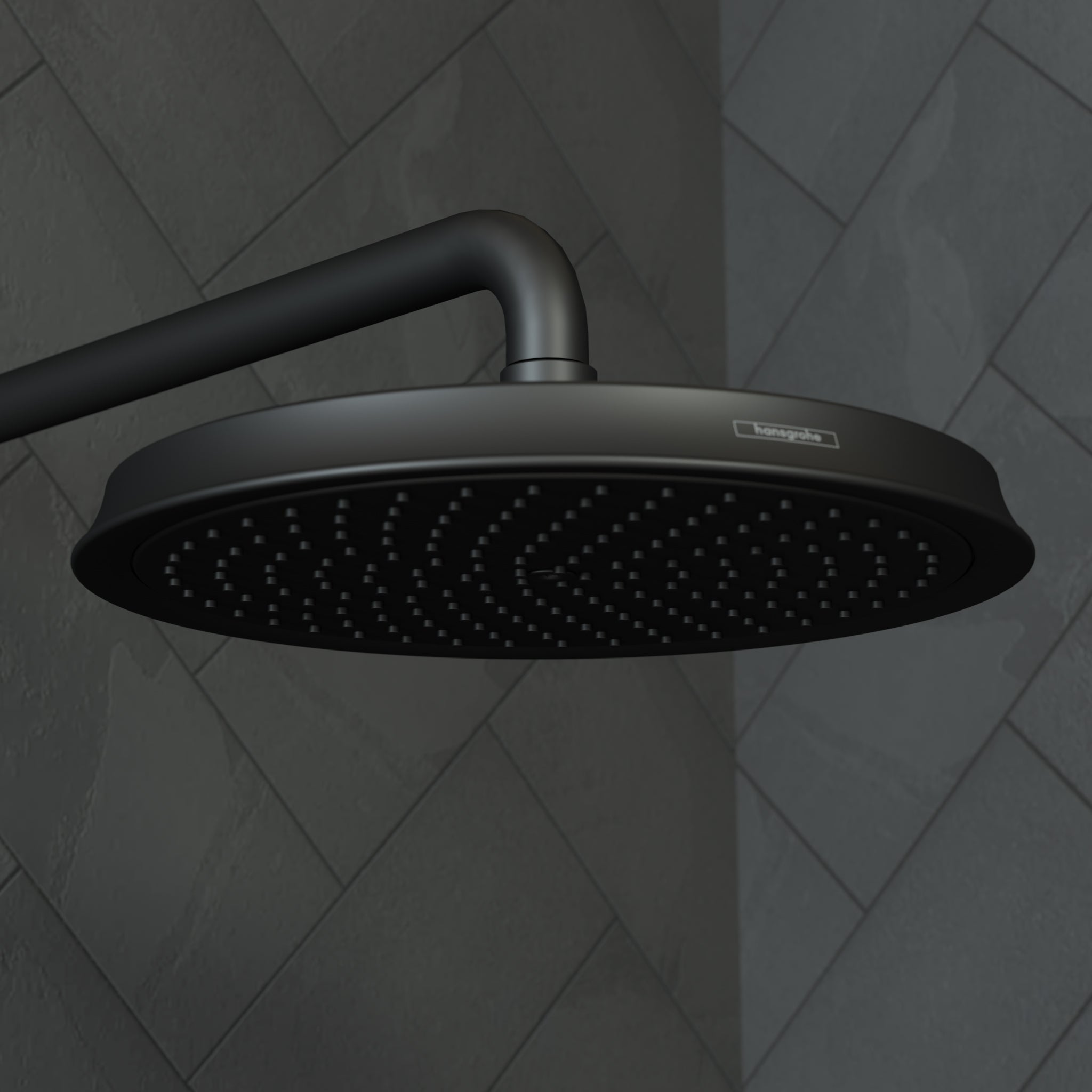 HANSGROHE 28427671 Raindance Classic Showerhead 240 1-Jet, 2.5 GPM - Matte Black