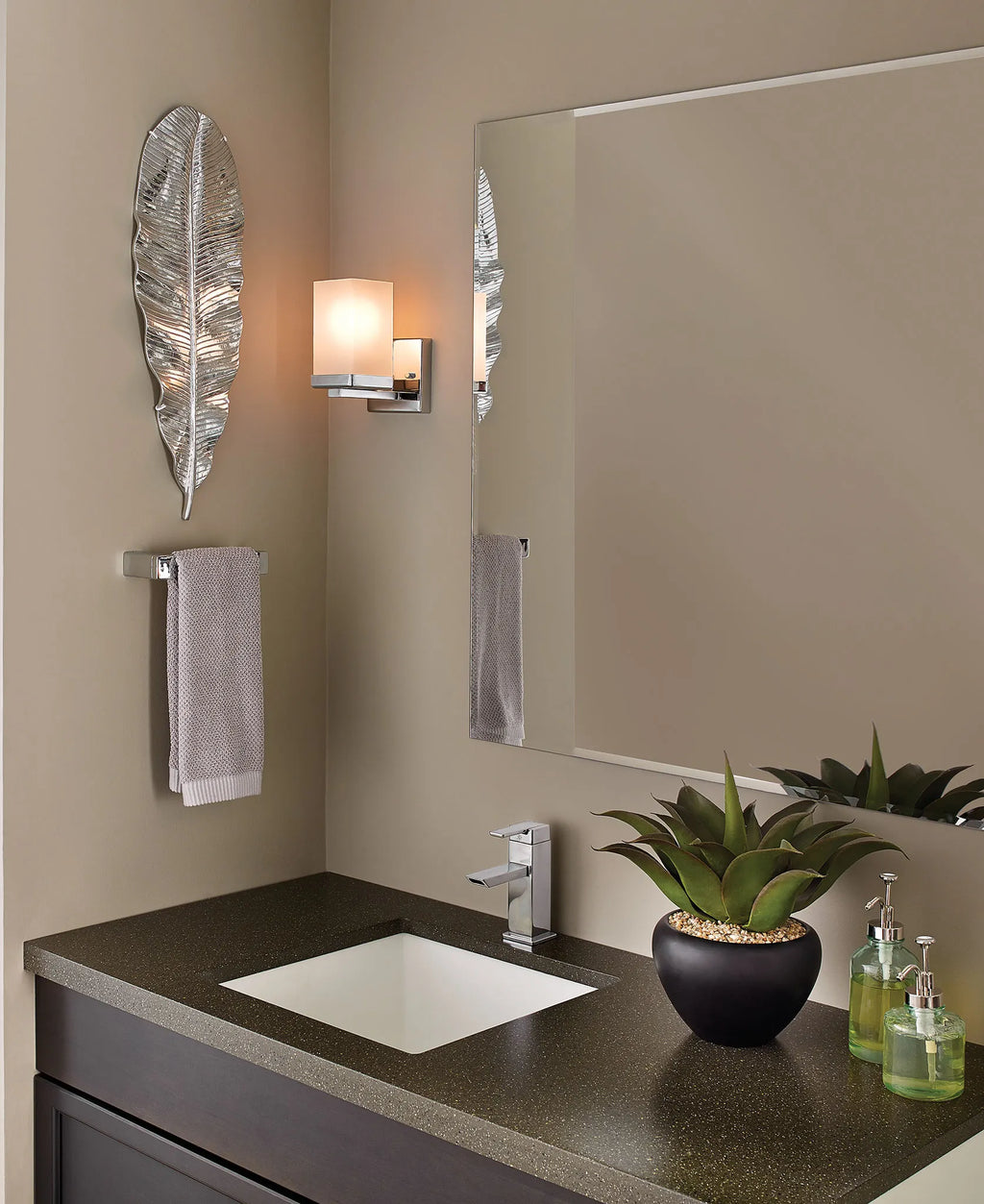 MOEN S6700 90 Degree Chrome One-Handle Bathroom Faucet