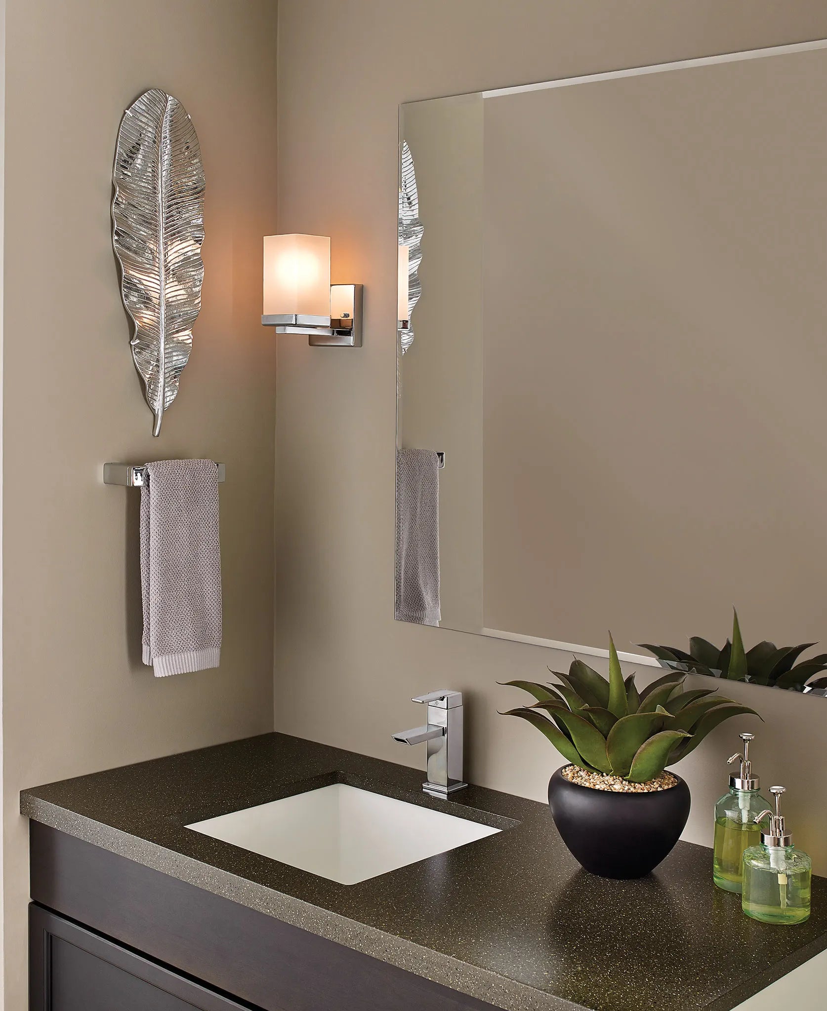 MOEN S6700 90 Degree Chrome One-Handle Bathroom Faucet