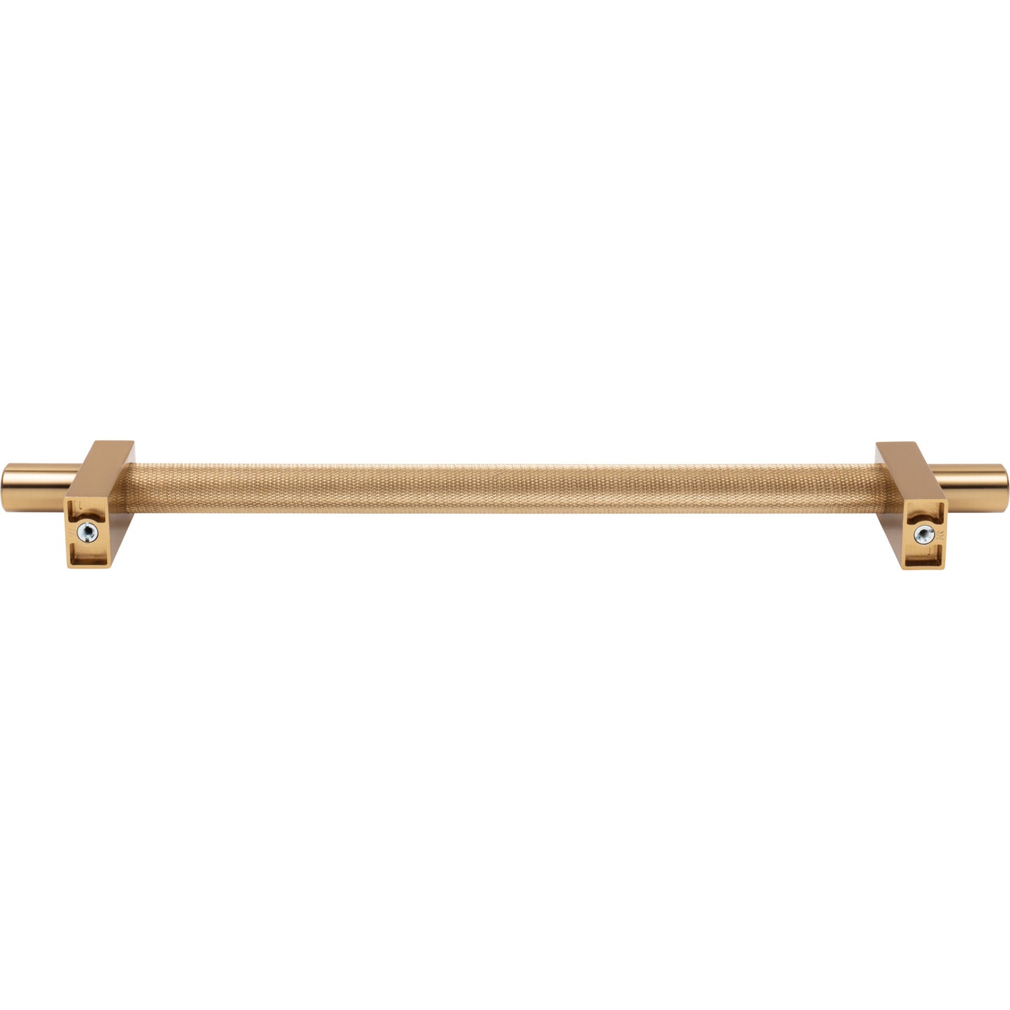 JEFFREY ALEXANDER 598-18SBZ Larkin Knurled Center 18" Center-to-Center Appliance Pull - Satin Bronze