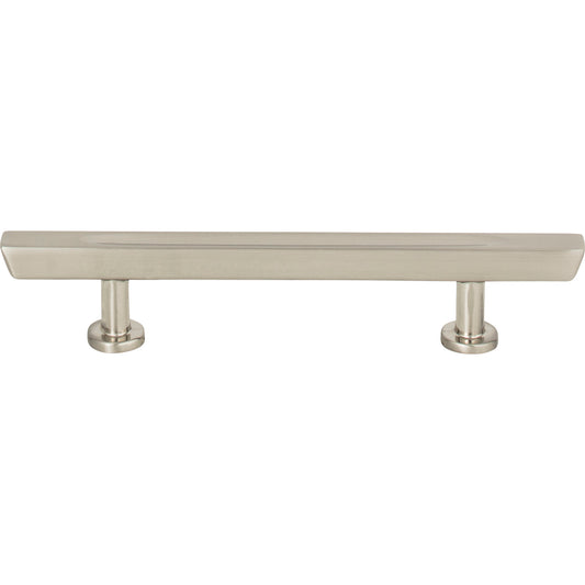 ATLAS 414-BRN Tiki Hut 3 3/4" Center to Center Bar Pull , Brushed Nickel