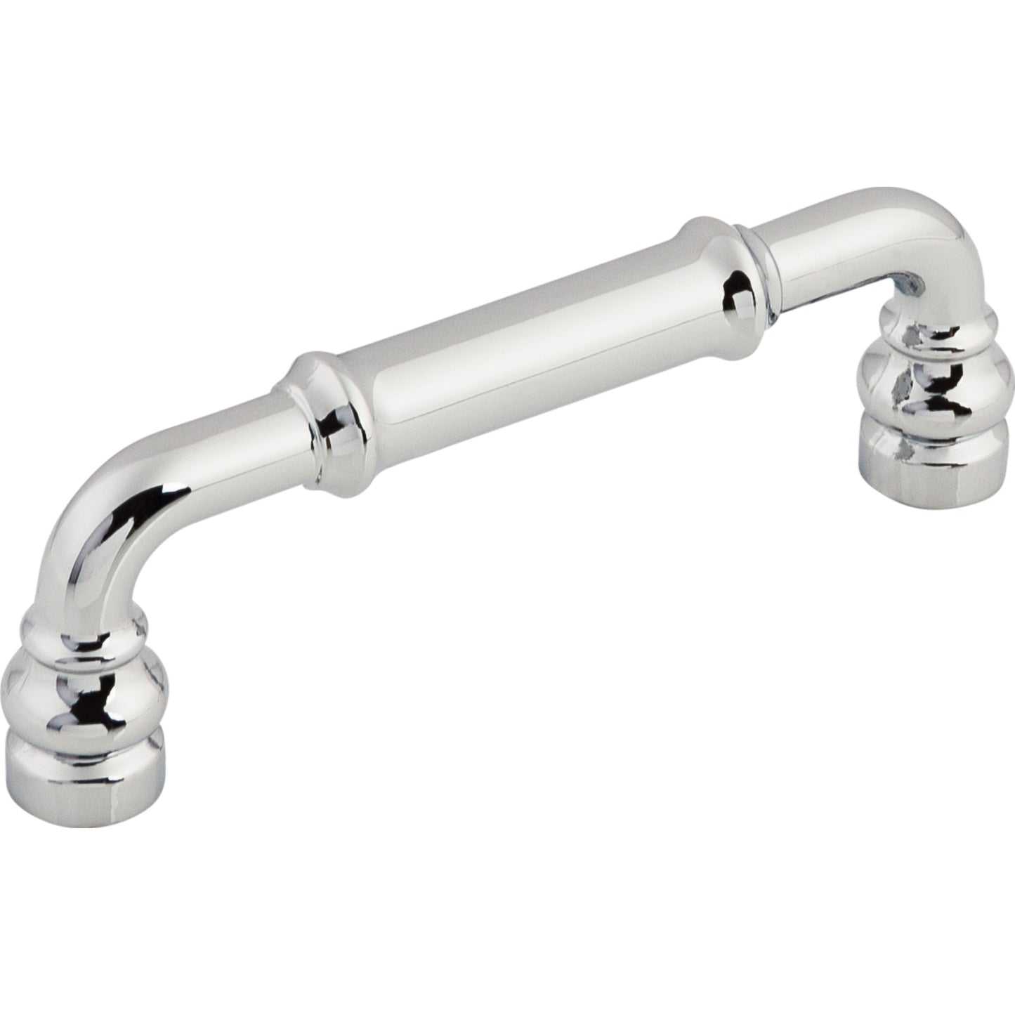 TOP KNOBS TK883PC Brixton 3 3/4" Center to Center Bar Pull - Polished Chrome