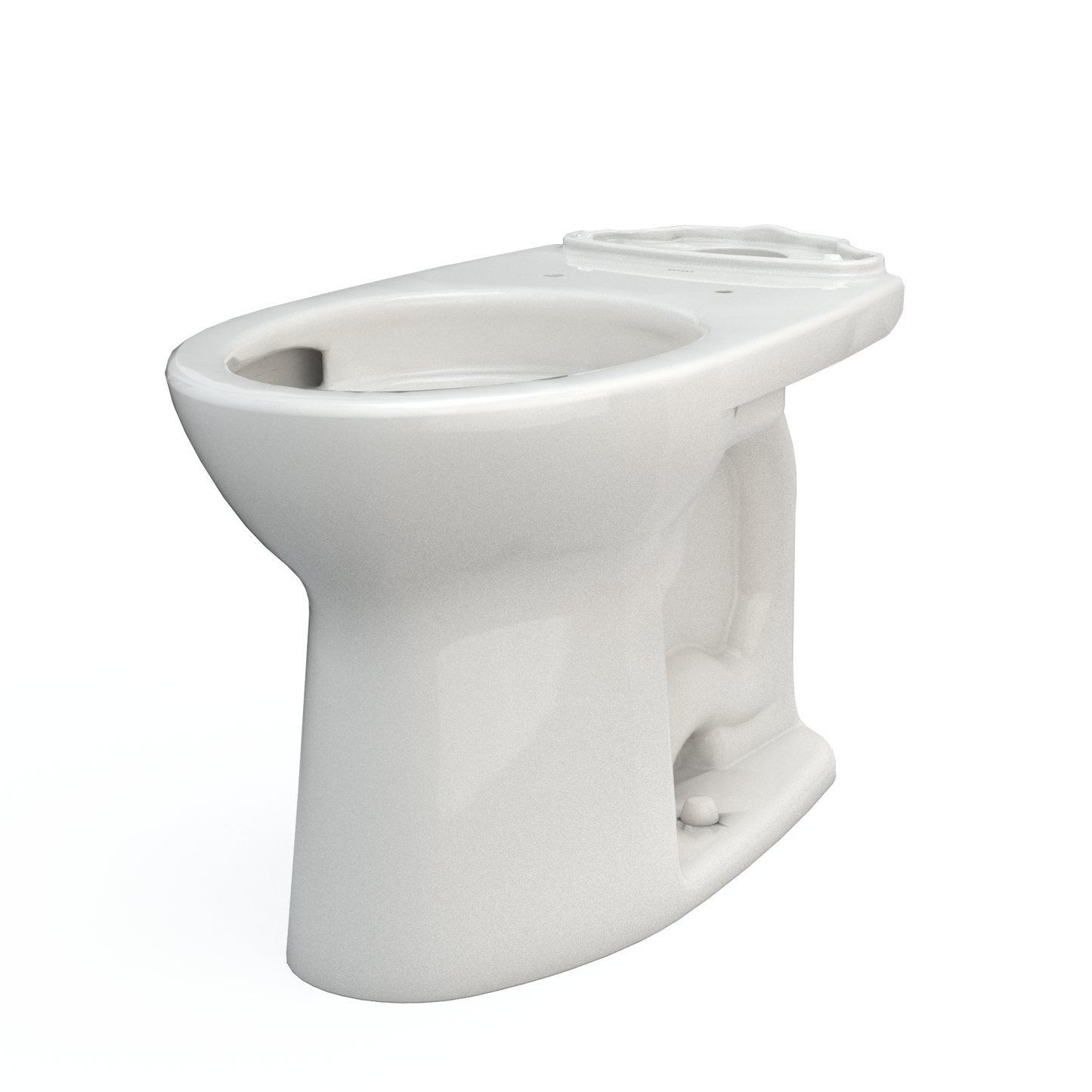 TOTO C776CEFG#11 Drake Elongated Universal Height Tornado Flush Toilet Bowl With Cefiontect - Colonial White