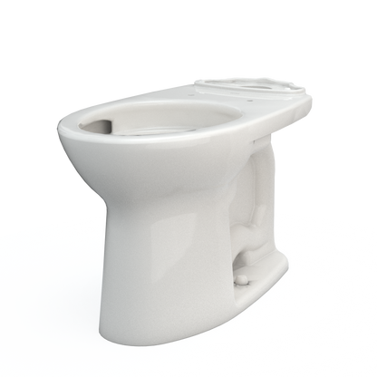 TOTO C776CEFG#11 Drake Elongated Universal Height Tornado Flush Toilet Bowl With Cefiontect - Colonial White