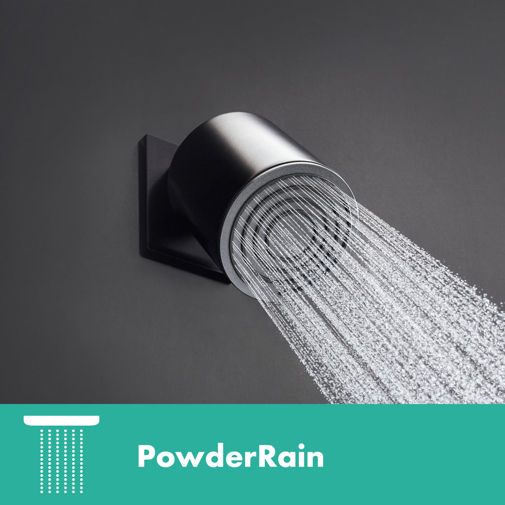 HANSGROHE 24131671 Pulsify S Showerhead 105 1-Jet, 2.5 GPM - Matte Black
