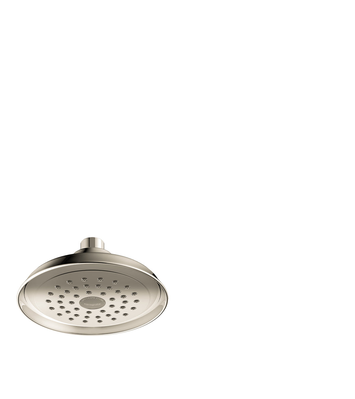 HANSGROHE 04781830 Joleena Showerhead 150 1-Jet, 1.5 GPM - Polished Nickel