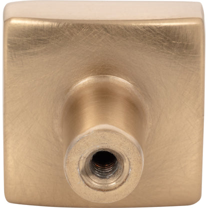 JEFFREY ALEXANDER 845SBZ Dominique 1-1/8" Length Square Knob - Satin Bronze